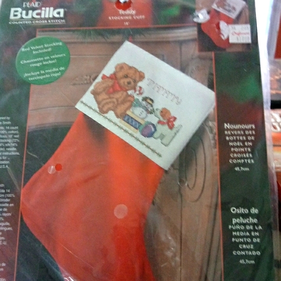 NWT BUCILLA Christmas Stocking - Picture 1 of 5